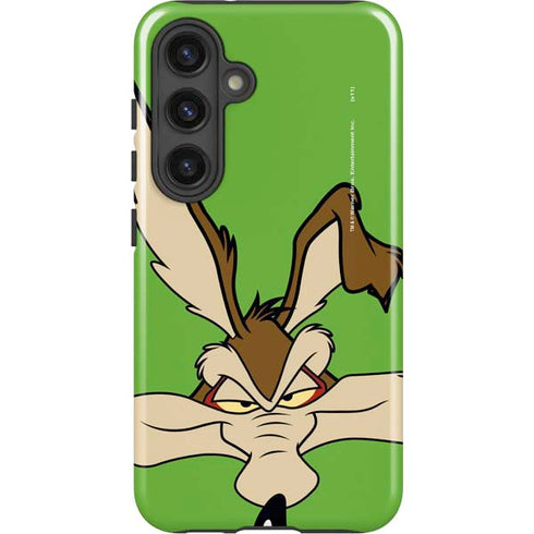 Looney Tunes Wile E Coyote Zoomed In Galaxy S25 Impact Case