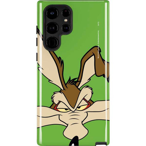 Looney Tunes Wile E Coyote Zoomed In Galaxy Cases