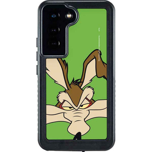Looney Tunes Wile E Coyote Zoomed In Galaxy S24 Waterproof Case
