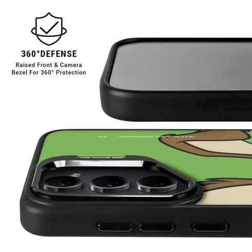 Looney Tunes Wile E Coyote Zoomed In Galaxy S26 Plus Kickstand Case