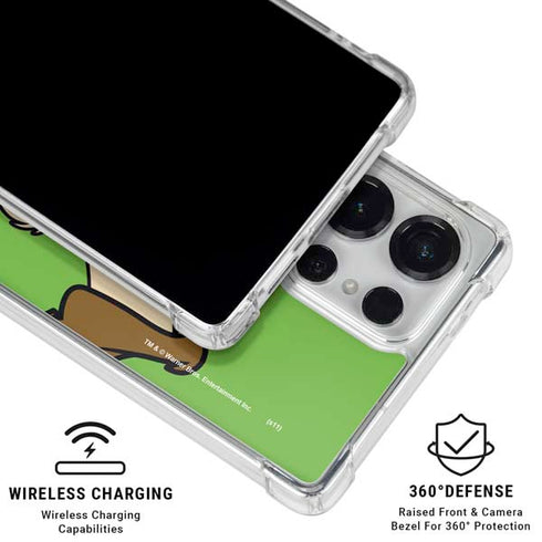 Looney Tunes Wile E Coyote Zoomed In Galaxy S26 Ultra Clear Case