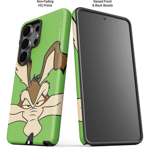 Looney Tunes Wile E Coyote Zoomed In Galaxy S26 Ultra Impact Case
