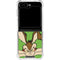Looney Tunes Wile E Coyote Zoomed In Galaxy Z Flip6 Clear Case