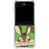 Looney Tunes Wile E Coyote Zoomed In Galaxy Z Flip6 Clear Case