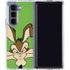 Looney Tunes Wile E Coyote Zoomed In Galaxy Z Fold5 5G Clear Case
