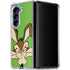 Looney Tunes Wile E Coyote Zoomed In Galaxy Z Fold5 5G Clear Case