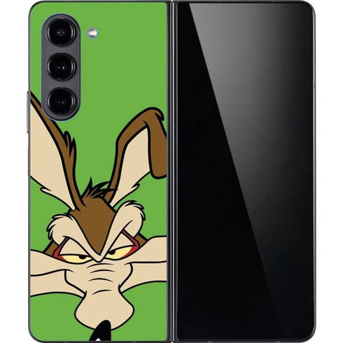 Looney Tunes Wile E Coyote Zoomed In Galaxy Z Fold5 5G Skin