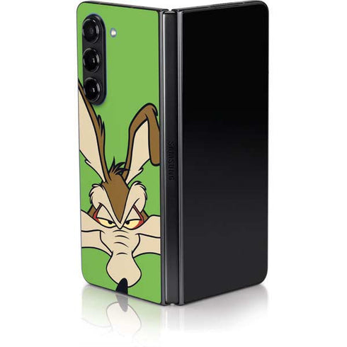 Looney Tunes Wile E Coyote Zoomed In Galaxy Z Fold5 5G Skin