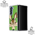 Looney Tunes Wile E Coyote Zoomed In Galaxy Z Fold6 Clear Case