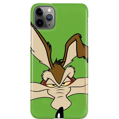 Looney Tunes Wile E Coyote Zoomed In iPhone Cases