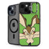 Looney Tunes Wile E Coyote Zoomed In iPhone 14 Plus Kickstand Case