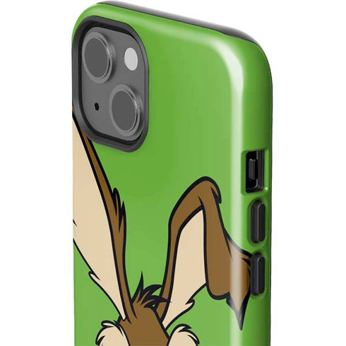 Looney Tunes Wile E Coyote Zoomed In iPhone 15 Impact Case