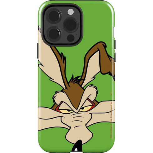 Looney Tunes Wile E Coyote Zoomed In iPhone 15 Pro Impact Case