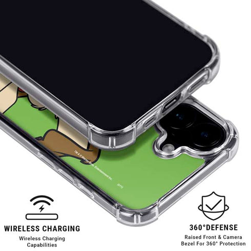 Looney Tunes Wile E Coyote Zoomed In iPhone 16 MagSafe Case