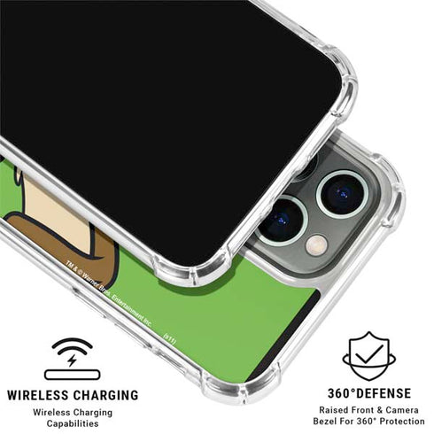 Looney Tunes Wile E Coyote Zoomed In iPhone 16 Pro Clear Case