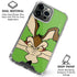 Looney Tunes Wile E Coyote Zoomed In iPhone 16 Pro Clear Case