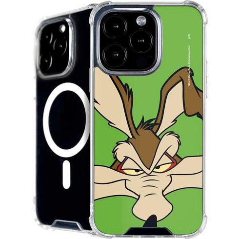 Looney Tunes Wile E Coyote Zoomed In iPhone 16 Pro MagSafe Case