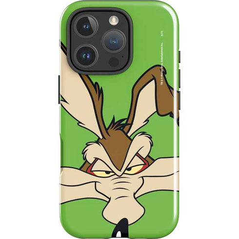 Looney Tunes Wile E Coyote Zoomed In iPhone 16 Pro Max Impact Case