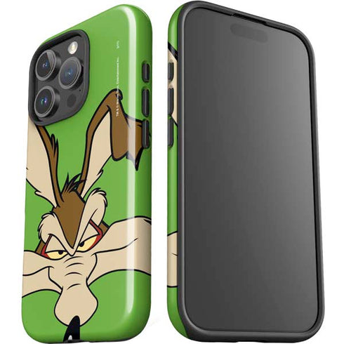 Looney Tunes Wile E Coyote Zoomed In iPhone 16 Pro Max Impact Case