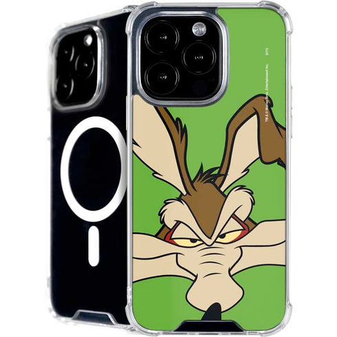 Looney Tunes Wile E Coyote Zoomed In iPhone 16 Pro Max MagSafe Case
