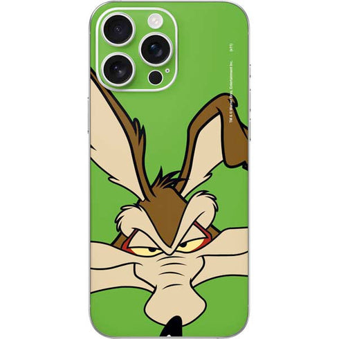 Looney Tunes Wile E Coyote Zoomed In iPhone 16 Pro Max Skin