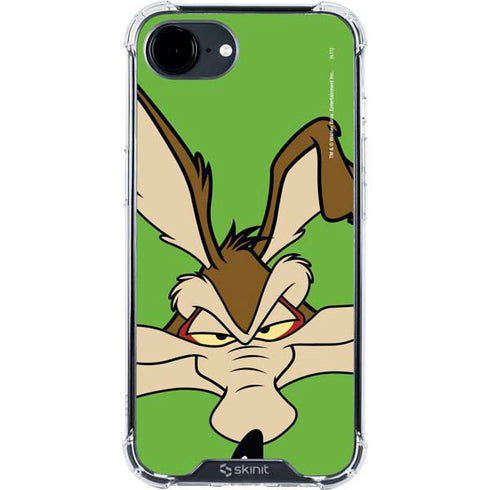 Looney Tunes Wile E Coyote Zoomed In iPhone 16e Clear Case