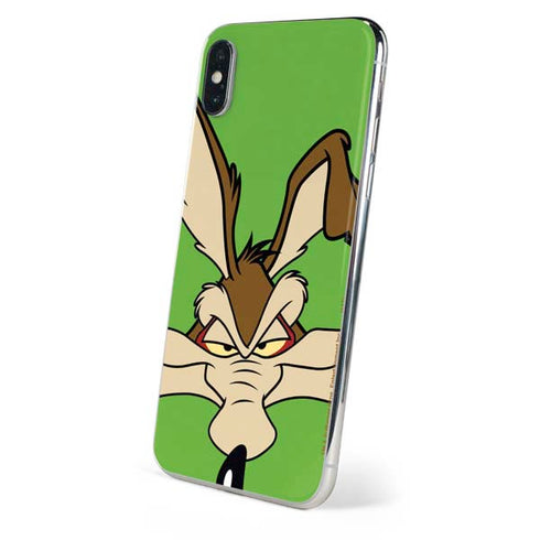 Looney Tunes Wile E Coyote Zoomed In iPhone XS Skin