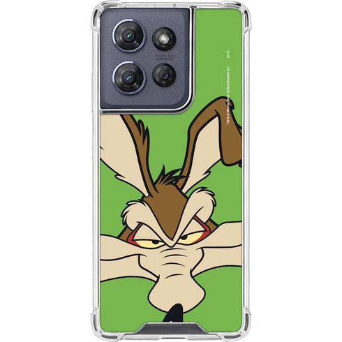 Looney Tunes Wile E Coyote Zoomed In Moto G Stylus 5G (2025) Clear Case