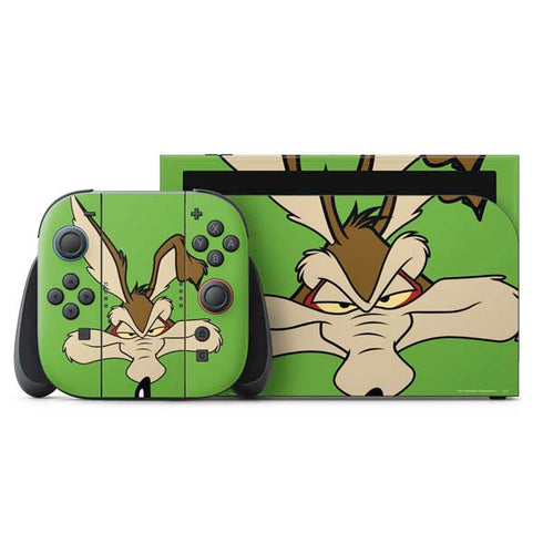 Looney Tunes Wile E Coyote Zoomed In Nintendo Switch 2 (2025) with Joy-Con Skin
