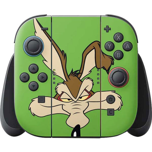 Looney Tunes Wile E Coyote Zoomed In Nintendo Switch 2 (2025) Joy-Con Controller Skin