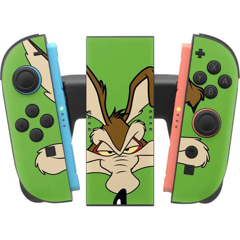Looney Tunes Wile E Coyote Zoomed In Nintendo Switch 2 (2025) Joy-Con Controller Skin