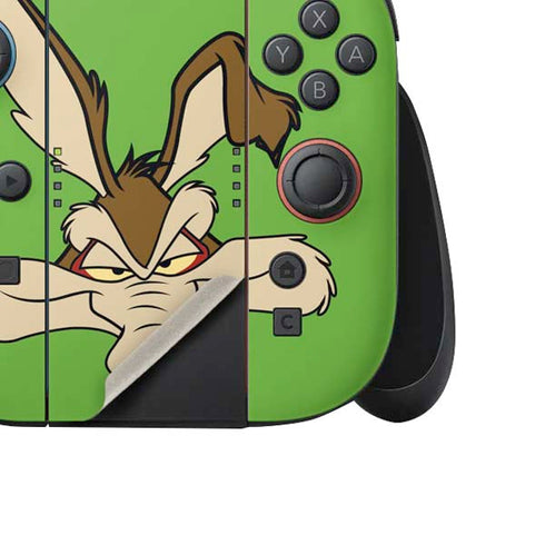 Looney Tunes Wile E Coyote Zoomed In Nintendo Switch 2 (2025) Joy-Con Controller Skin