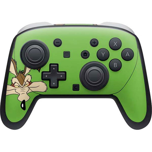 Looney Tunes Wile E Coyote Zoomed In Nintendo Switch 2 (2025) Pro Controller Skin