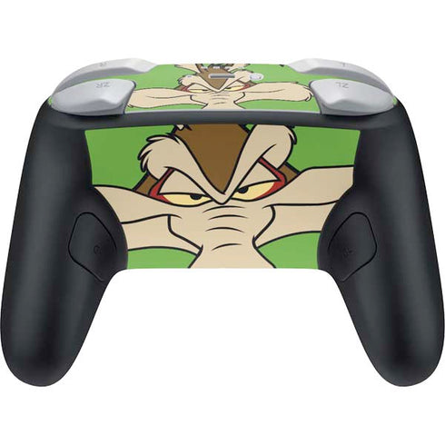 Looney Tunes Wile E Coyote Zoomed In Nintendo Switch 2 (2025) Pro Controller Skin