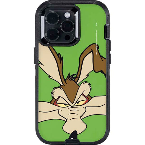 Looney Tunes Wile E Coyote Zoomed In Otterbox Defender iPhone Skin
