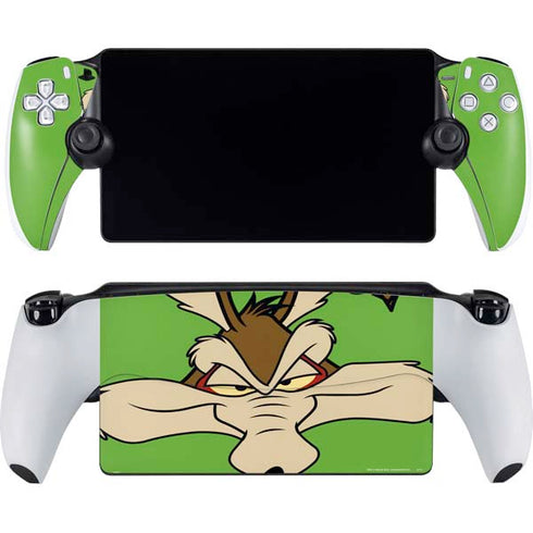 Looney Tunes Wile E Coyote Zoomed In PlayStation Portal Remote Player Skin