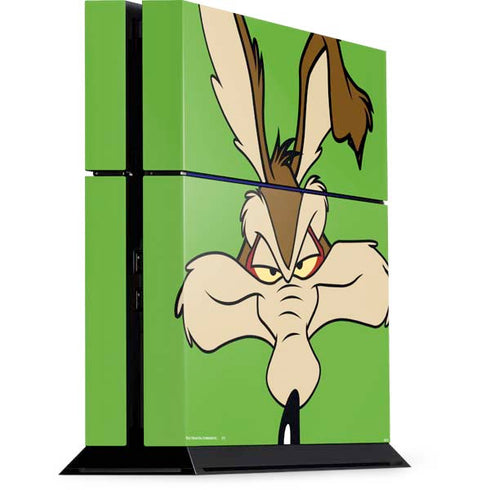 Looney Tunes Wile E Coyote Zoomed In PS4 Console Skin