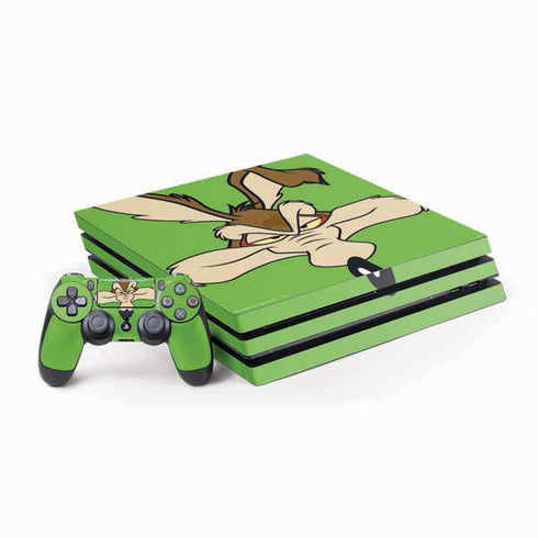 Looney Tunes Wile E Coyote Zoomed In PlayStation PS4 Skins