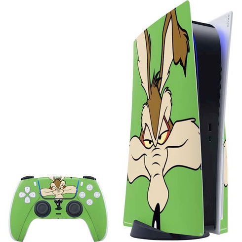 Looney Tunes Wile E Coyote Zoomed In PlayStation PS5 Skins
