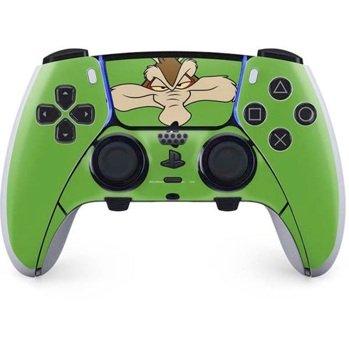 Looney Tunes Wile E Coyote Zoomed In PS5 DualSense Edge Pro Controller Skin