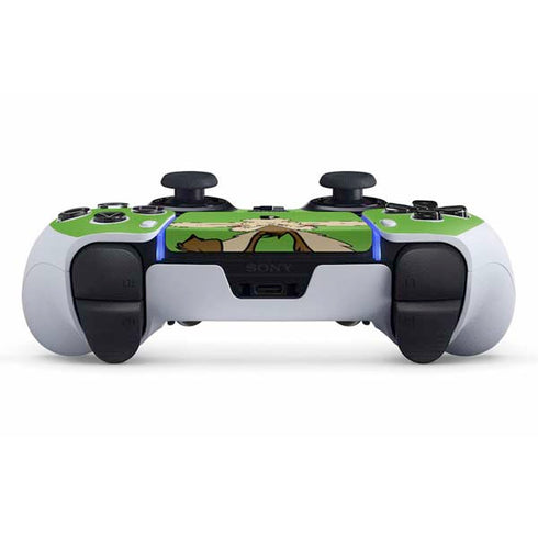 Looney Tunes Wile E Coyote Zoomed In PS5 DualSense Edge Pro Controller Skin
