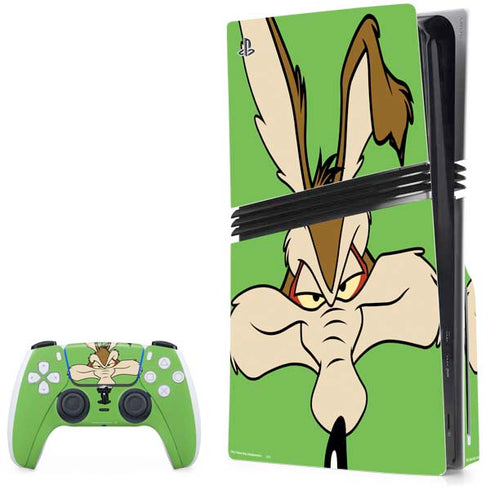 Looney Tunes Wile E Coyote Zoomed In PlayStation PS5 Skins