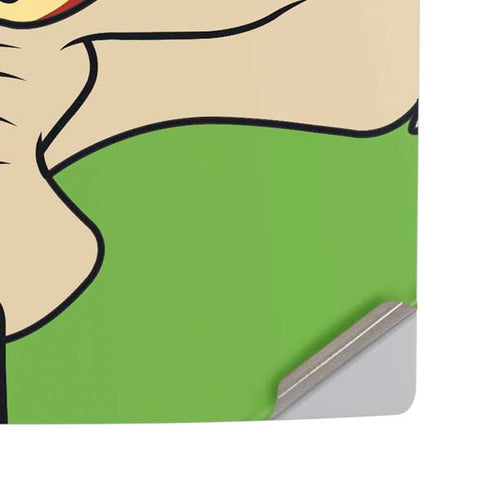 Looney Tunes Wile E Coyote Zoomed In PS5 Pro Disk Console Skin