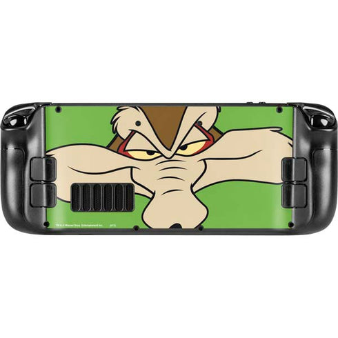 Looney Tunes Wile E Coyote Zoomed In Steam Deck Handheld Gaming Computer Skin