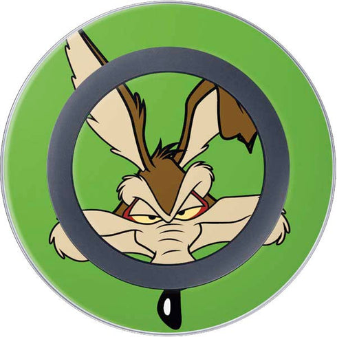 Looney Tunes Wile E Coyote Zoomed In Wireless Charger Skin