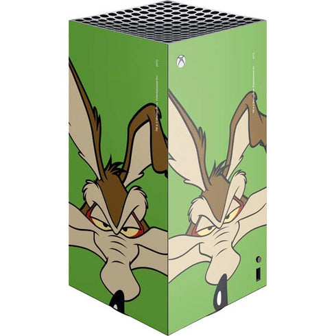 Looney Tunes Wile E Coyote Zoomed In XBox Series X Digital Edition Console Skin