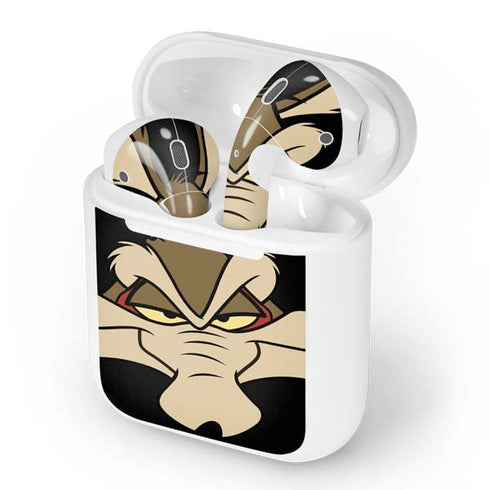 Looney Tunes Wile E. Coyote Smile Apple AirPods Skin