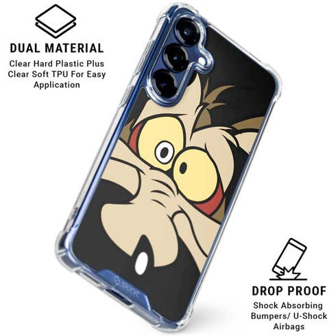 Looney Tunes Wile E. Coyote Galaxy S25 Clear Case