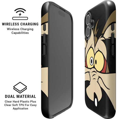 Looney Tunes Wile E. Coyote iPhone 16 Plus Magsafe Impact Case