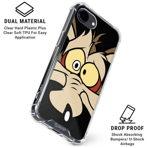 Looney Tunes Wile E. Coyote iPhone 16e Clear Case